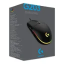 MOUSE LIGHTSYNC GAMING G203 BLACK LOGITECH
